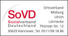Ulrich Lönnecke Thönser Str. 12 Ortsverband Misburg 30629 Hannover, Tel. 0511/58 18 86